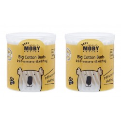 BABY MOBY BIG COTTON BUDS  - Set of 2 Packs