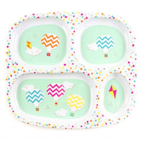 Bumkins Melamine Divided Plate
