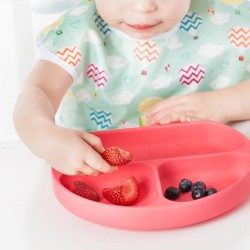 Bumkins Grip Dish  - Red
