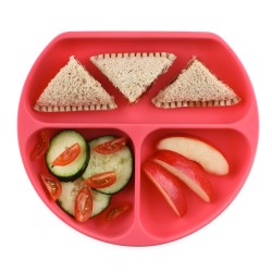 Bumkins Grip Dish  - Red