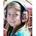 Banz Earmuffs for Kids - Pink Camo
