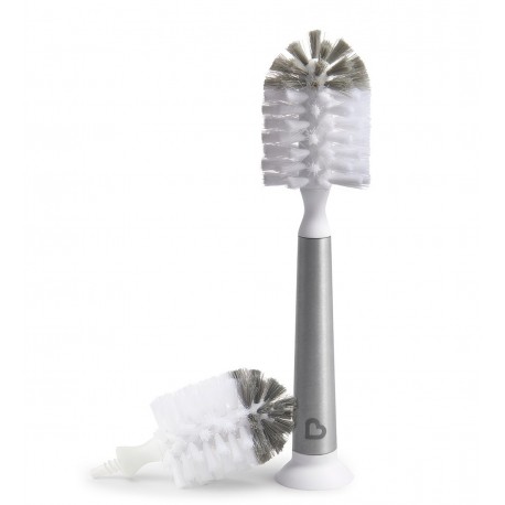 Munchkin Shine™ Stainless Steel Bottle Brush & Refill Brush Head