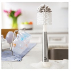 Munchkin Shine™ Stainless Steel Bottle Brush & Refill Brush Head