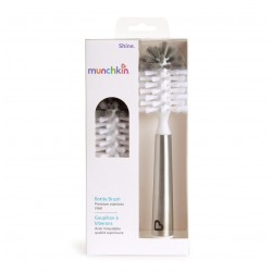Munchkin Shine™ Stainless Steel Bottle Brush & Refill Brush Head