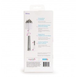 Munchkin Shine™ Stainless Steel Bottle Brush & Refill Brush Head