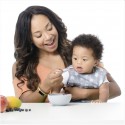 Bumkins Silicone First Feeding Set - Grey