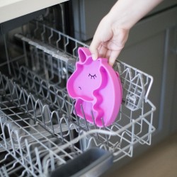 Bumkins Silicone Grip Dish - Unicorn