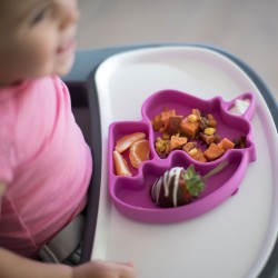 Bumkins Silicone Grip Dish - Unicorn