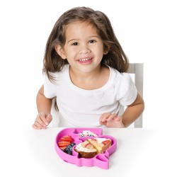Bumkins Silicone Grip Dish - Unicorn