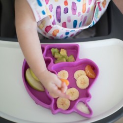 Bumkins Silicone Grip Dish - Unicorn