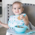 Bumkins Silicone First Feeding Set - Blue