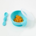 Bumkins Silicone First Feeding Set - Blue