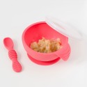 Bumkins Silicone First Feeding Set - Red