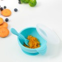 Bumkins Silicone First Feeding Set - Blue