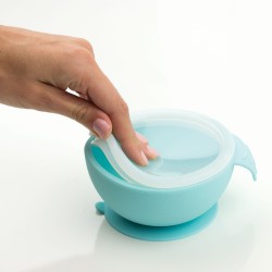 Bumkins Silicone First Feeding Set - Blue