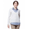 Mamaway Button Up Collared 2PC Maternity & Nursing Blouse