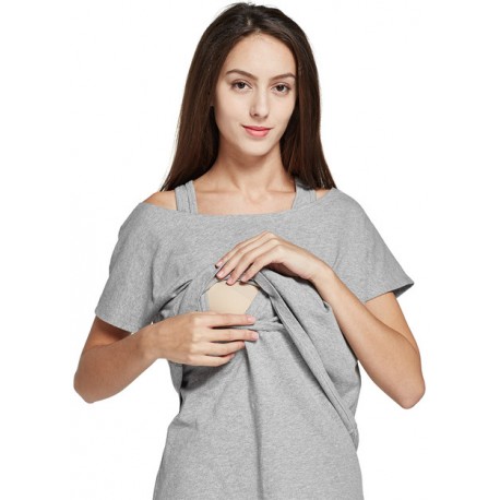 Mamaway Asymmetrical Maternity and Nursing Top