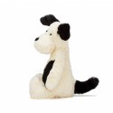 JELLYCAT BASHFUL BLACK & CREAM PUPPY