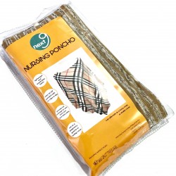 Next9 Nursing Poncho - Tan Stripes on Jersey