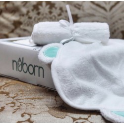 NUBORN HOODED TOWEL AND WASH CLOTH