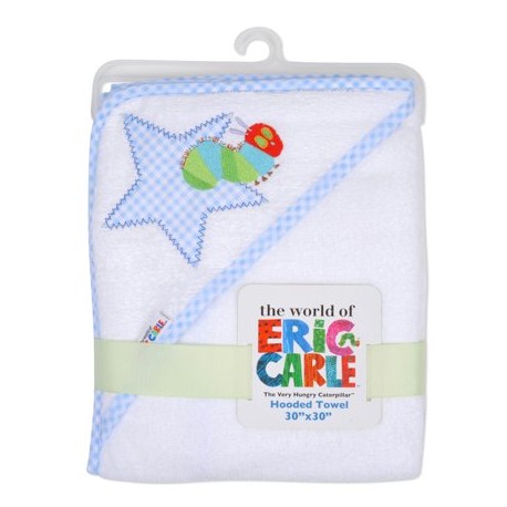 Eric Carle Baby’s The Very Hungry Caterpillar Terry Cotton Hooded Towel